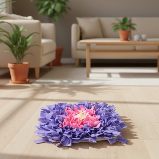 Furryforest Washable Snuffle Smelling Mats for Pet Dogs Anti-Slip Nose Training Blanket Sniffing Pads Dog Puzzle Toys