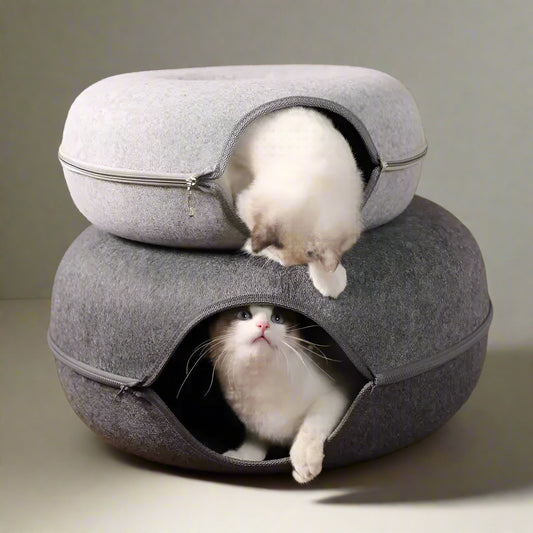 Felt Tunnel Cat Beds