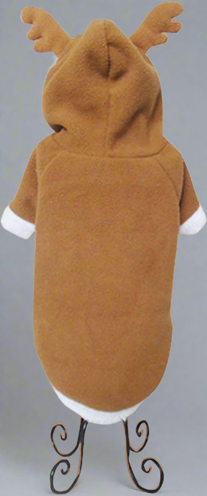 Dog Cat Christmas Reindeer Costume, Funny Pet Elk Cosplay Dress, Puppy Fleece Outfits Warm Hoodie Xmas Apparel Clothes (3XL Size)