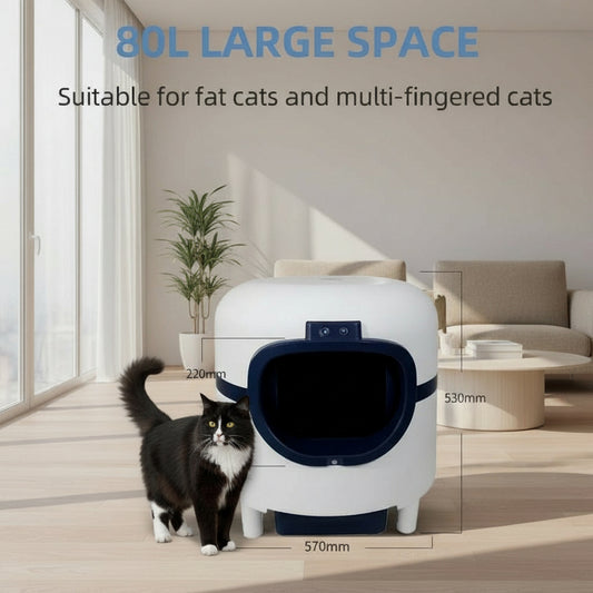 HEYBO Stylish Litter Box Cat Supplies with Smart Sensor