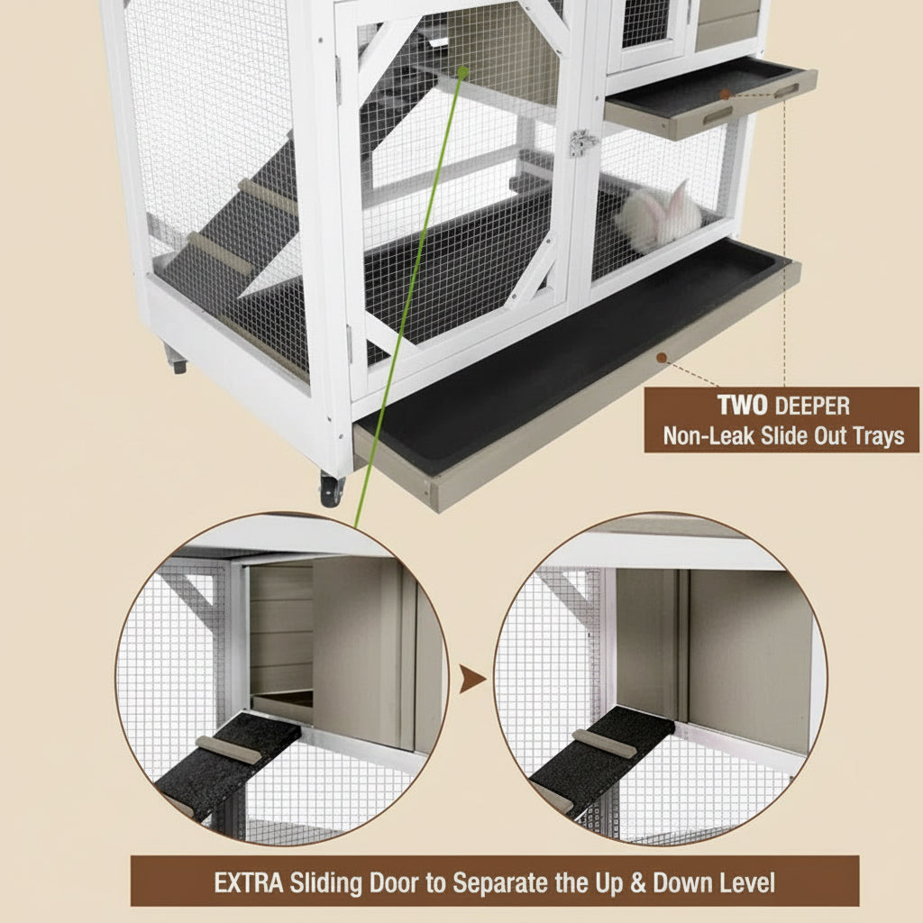 Weather Resistant Rabbit Hutch