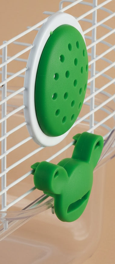 Acrylic Clear Expandable and Customizable 3-Solid Floor Levels Habitat Hamster Rodent Gerbil Mouse Mice Cage Clear Transparent