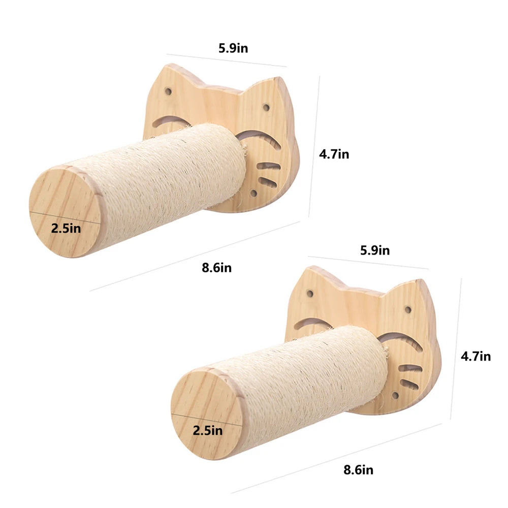 DIY Wall Mounted Cat Tree Pieces