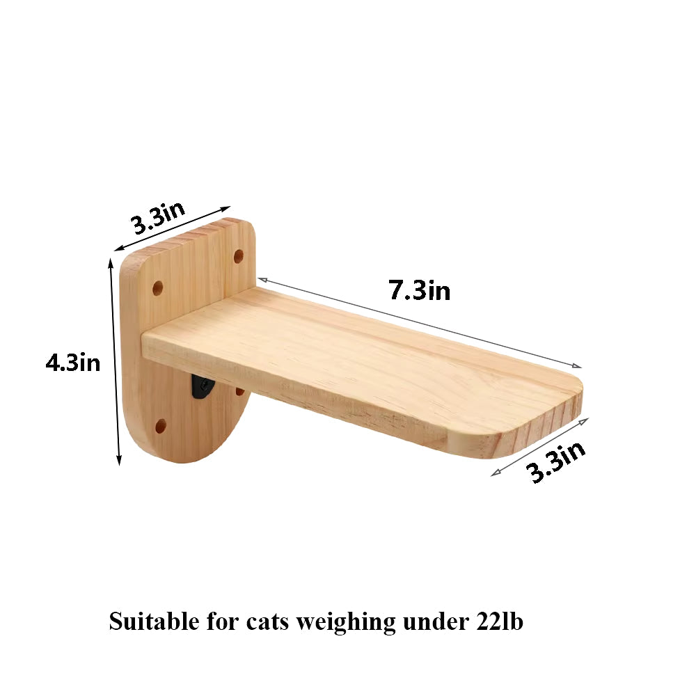 DIY Wall Mounted Cat Tree Pieces