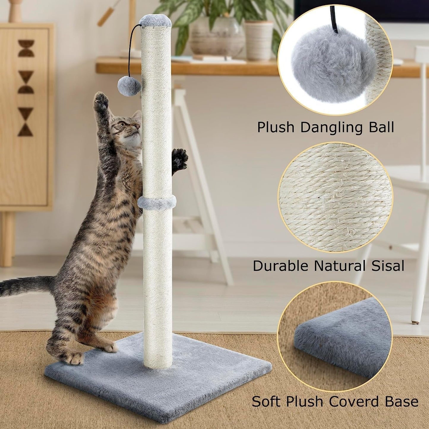 29"H Cat Scratching Post