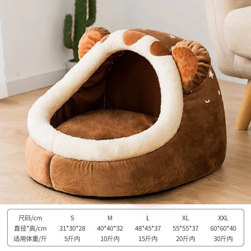 Semi-Closed Cat Beds