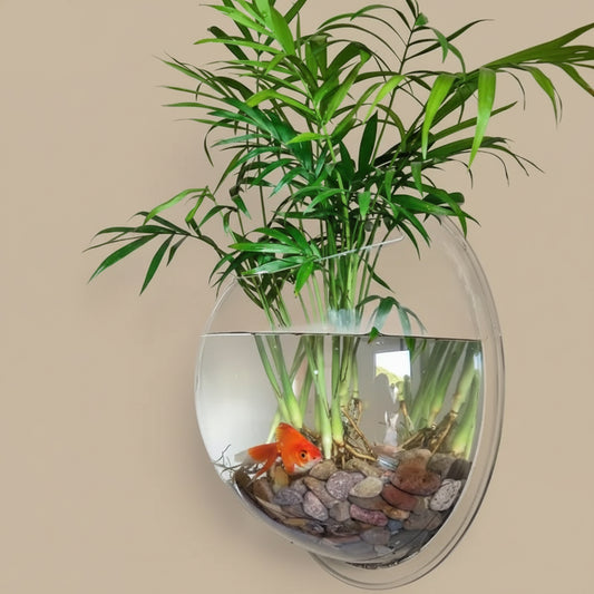 Mount Fish Tank Wall-Hanging Fish Bowl Decoration Planter Pet Supplies Acrylic Aquarium
