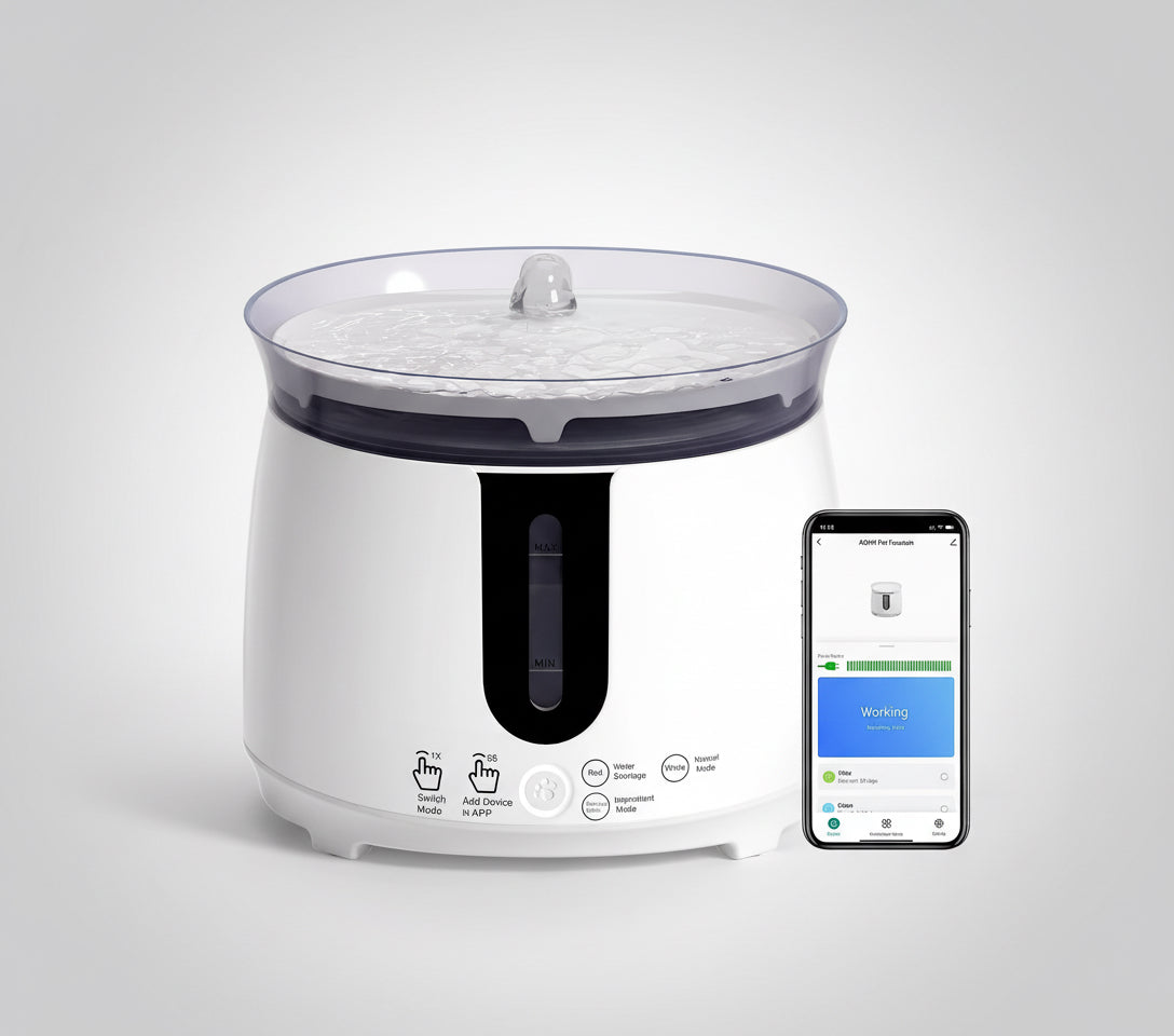 Cat Water Fountain Auto Filter Wireless Smart Pet Cat Drinker Bowl 2L Recirculate Filtring Drinker for Cats Pet Water Dispenser