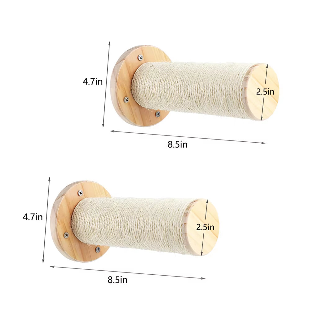 DIY Wall Mounted Cat Tree Pieces