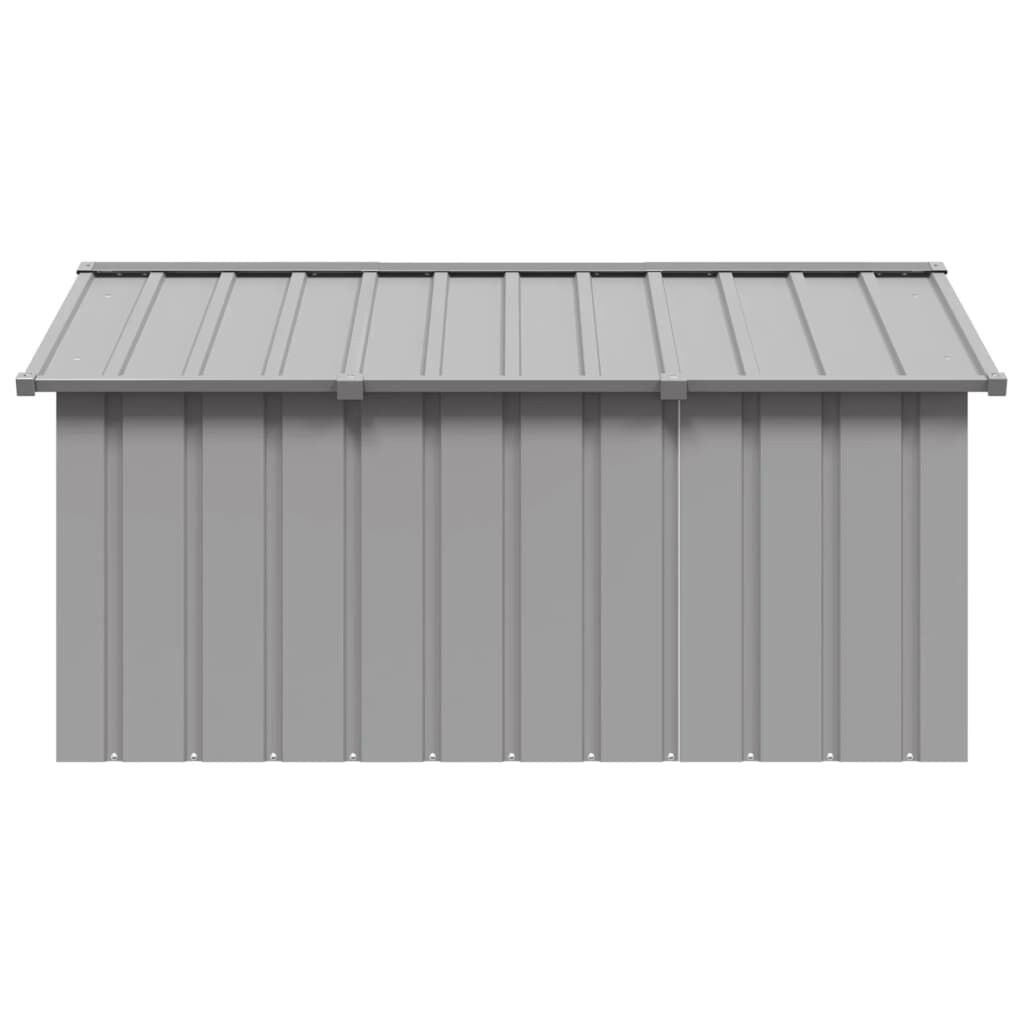 Dog House Gray 45.9"X60.2"X32.1" Galvanized Steel