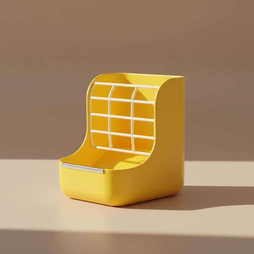 Food Feeder Small Animal Supplies Rabbit Chinchillas Guinea Pig 2 in 1 Feeding Bowls Double Use for Grass and Food