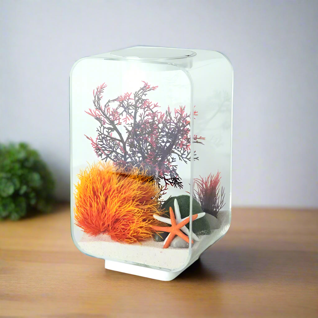 Desktop Smart Betta Fish Tank Mini Acrylic Betta Fish Tank Small Ecological Gold Fish Tank Super White Small Fish Tank Aquariums