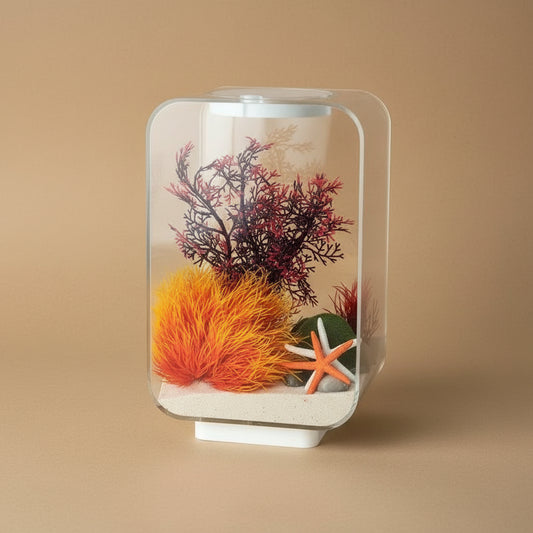 Desktop Smart Betta Fish Tank Mini Acrylic Betta Fish Tank Small Ecological Gold Fish Tank Super White Small Fish Tank Aquariums