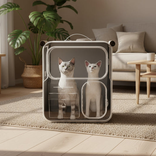 Cat Bag Going Out Portable Cat Backpack Pet Trolley Bag Backpack Multi-Cat Jewelry Dog Large Capacity Suitcase
