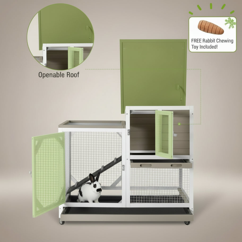 Weather Resistant Rabbit Hutch