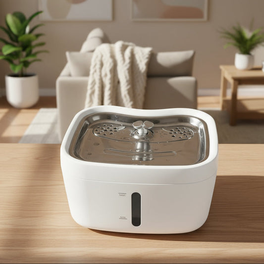 HEYBO Drinking Fountain with Filter for Cats