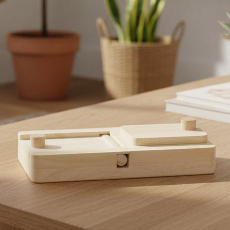 Wooden Enrichment Foraging Toy Chew Toys Feeding Toys for Rat Bunny Hamster