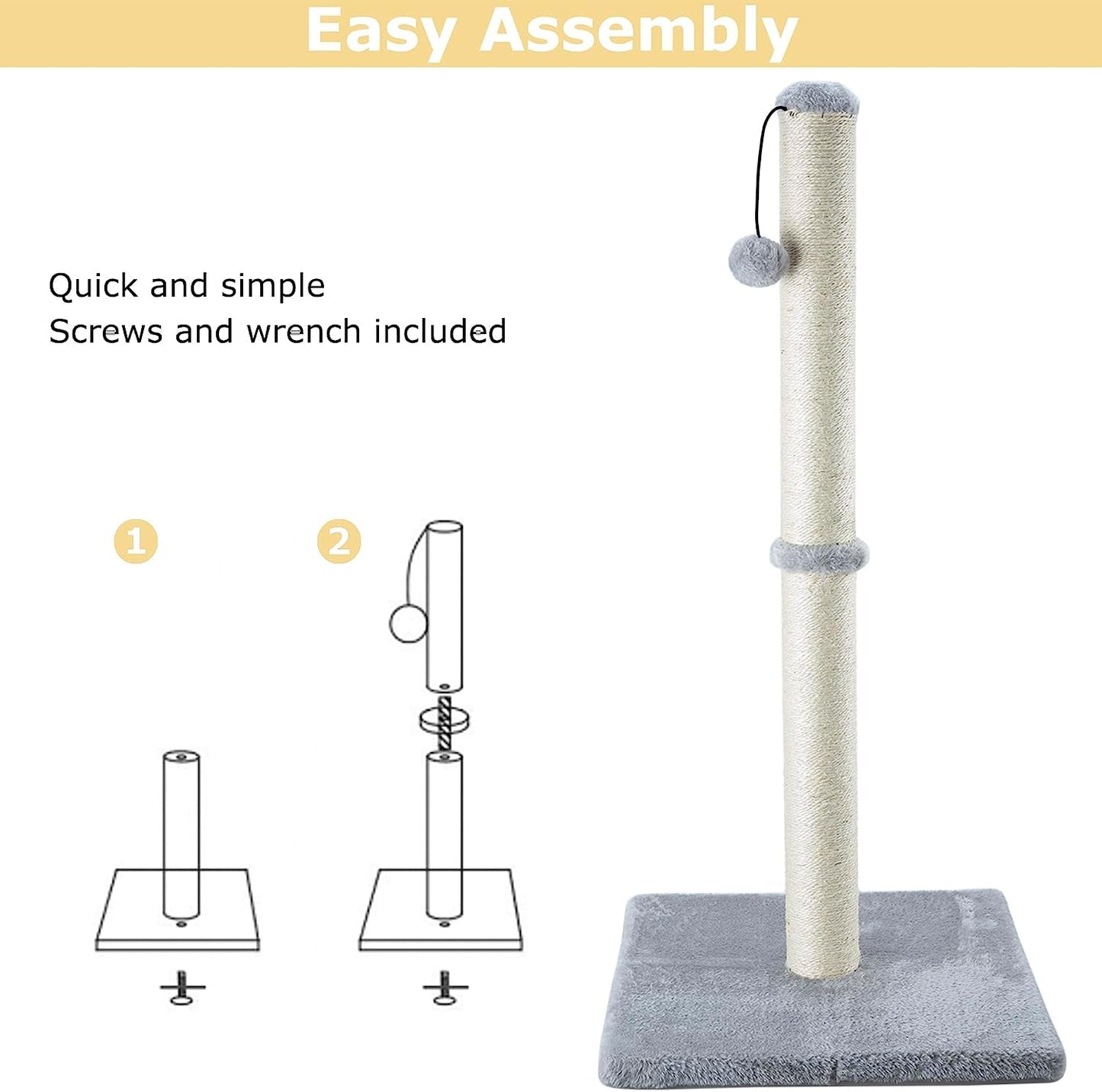 29"H Cat Scratching Post
