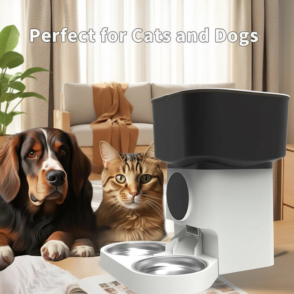 HEYBO Smart Automatic Cat Feeder - 7L- Reliable Automatic Cat Food Dispenser