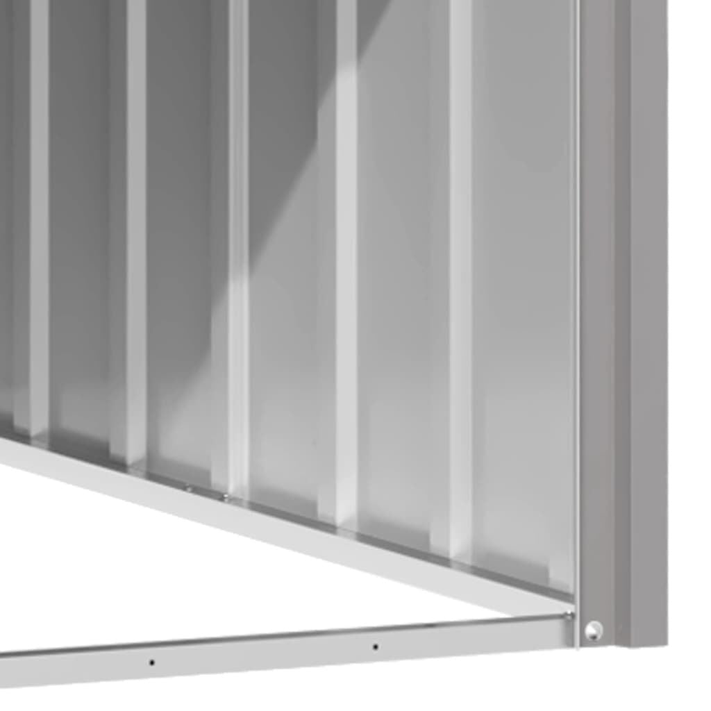 Dog House Gray 45.9"X60.2"X32.1" Galvanized Steel