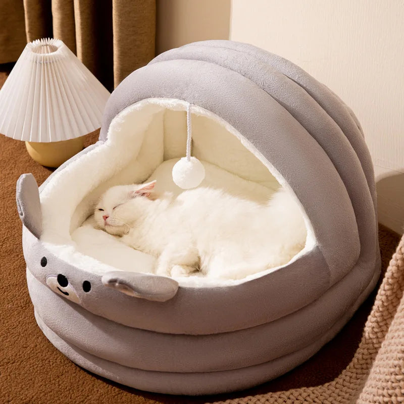 Semi-Closed Cat Beds