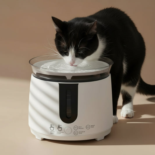 Cat Water Fountain Auto Filter Wireless Smart Pet Cat Drinker Bowl 2L Recirculate Filtring Drinker for Cats Pet Water Dispenser