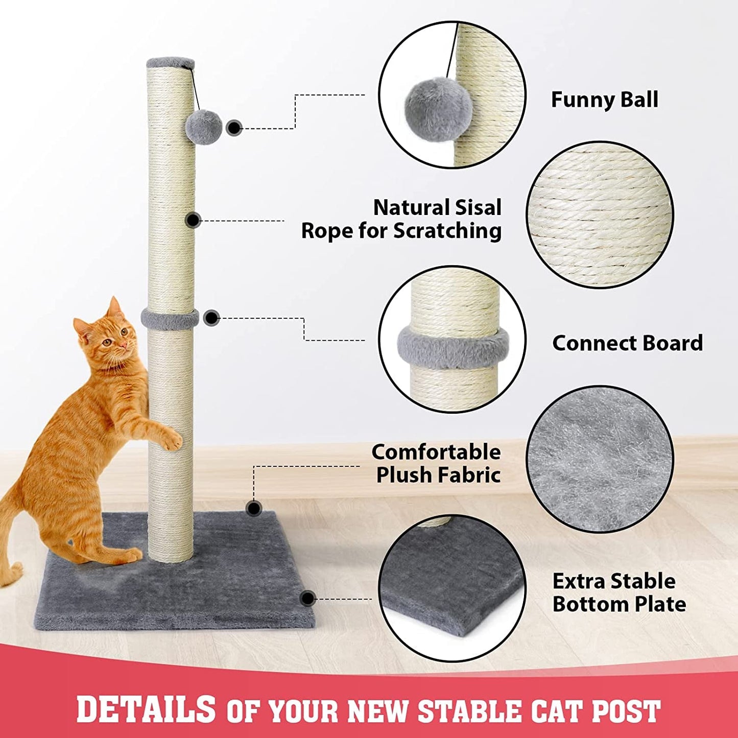 31'' Cat Scratching Post