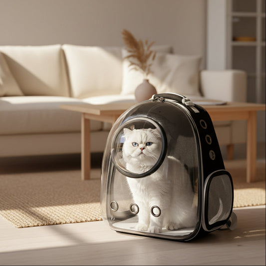 Transparent Cat Carrying Bags Space Breathable Pet Backpack Portable Puppy Dog Backpack Transport Carrier Space Capsule Bag Pets