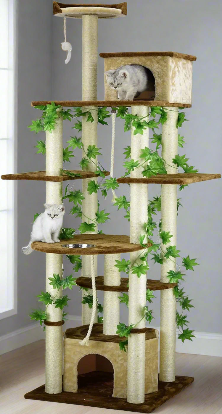 61-85"H Forest Collection Cat Trees (7 Designs)