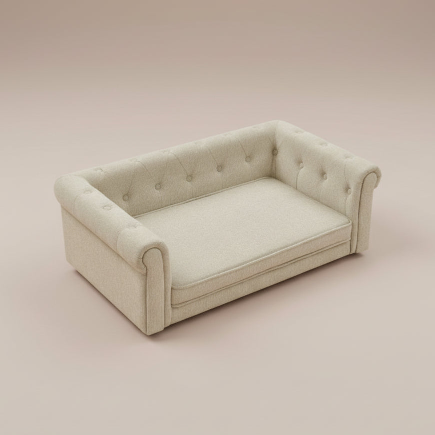 Elegant Rectangular Pet Bed for Medium and Large Dogs