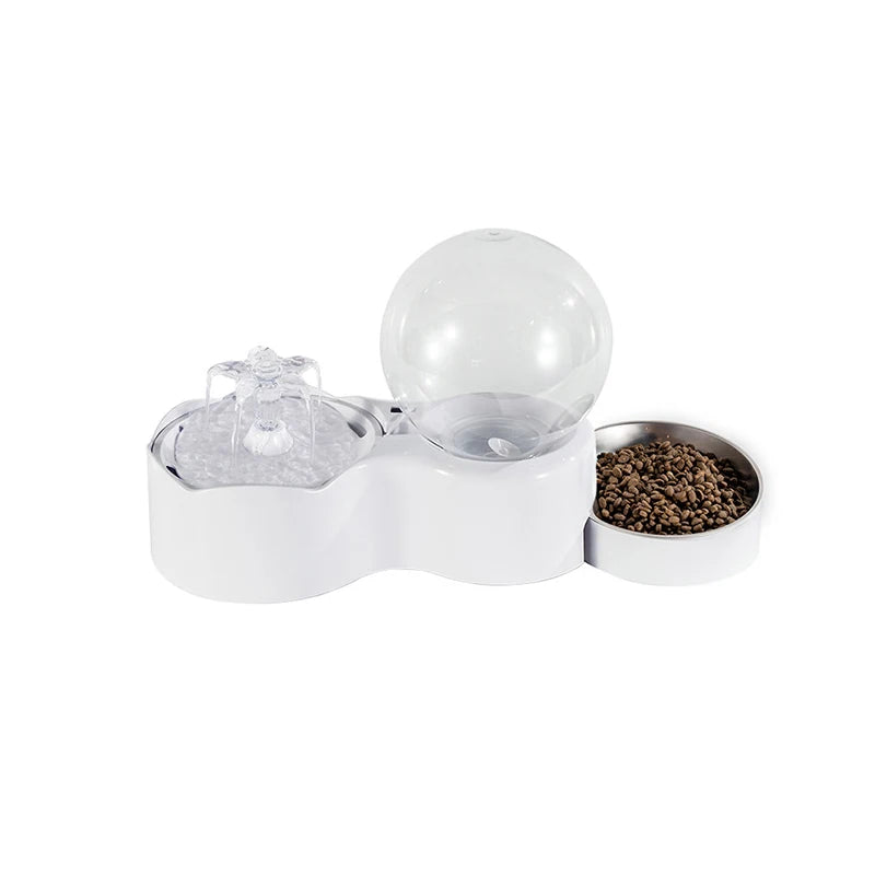 2.3L Automatic Cat Water Fountain with Faucet Dog Water Dispenser Transparent Filter Drinker Pet Sensor Auto Drinking Feeder