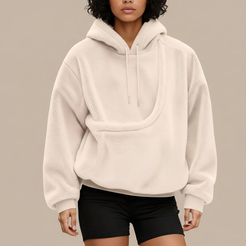 Unisex Pet Carrier Hoodie Cat Dog Bag Long Sleeve Sweatshirt Multiple Colors Plush Daily Wear Fashion Accessory