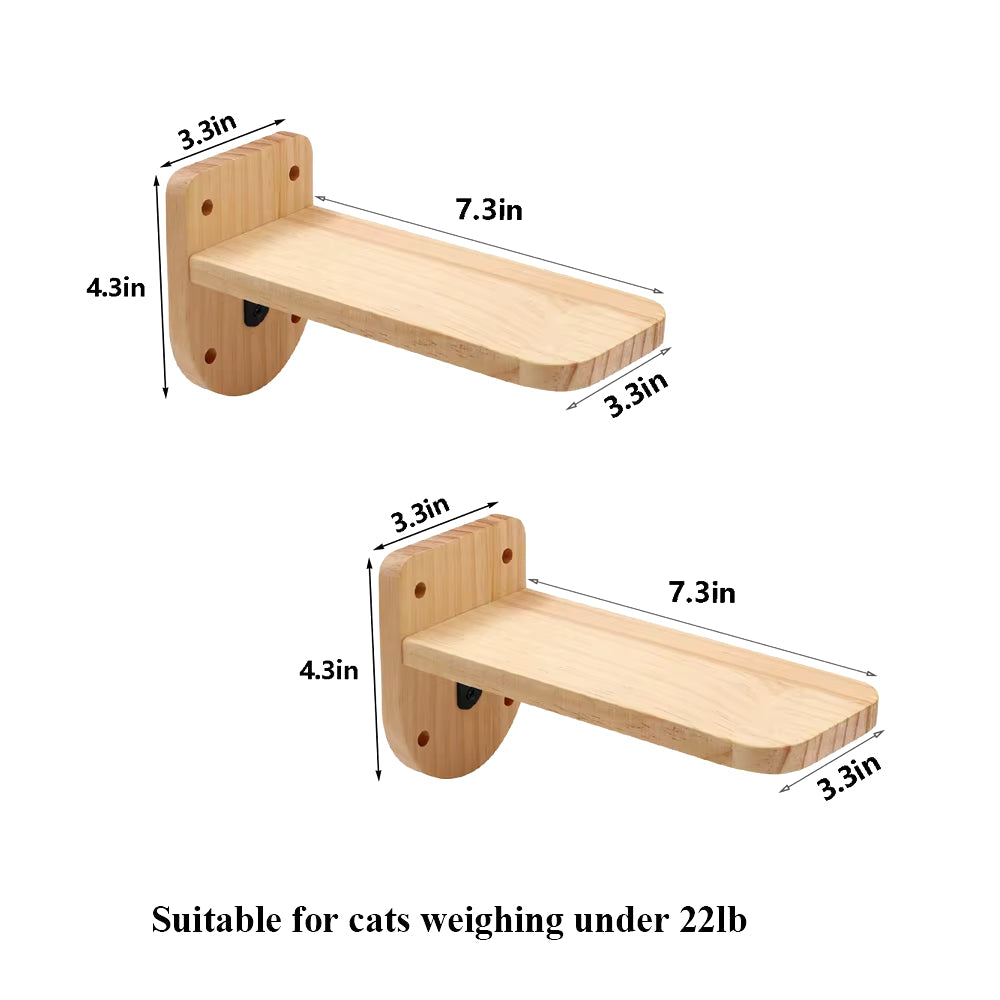 DIY Wall Mounted Cat Tree Pieces