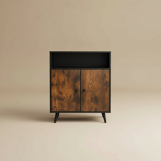 Industrial Cat Litter Box Enclosure with Entry and Open Compartment