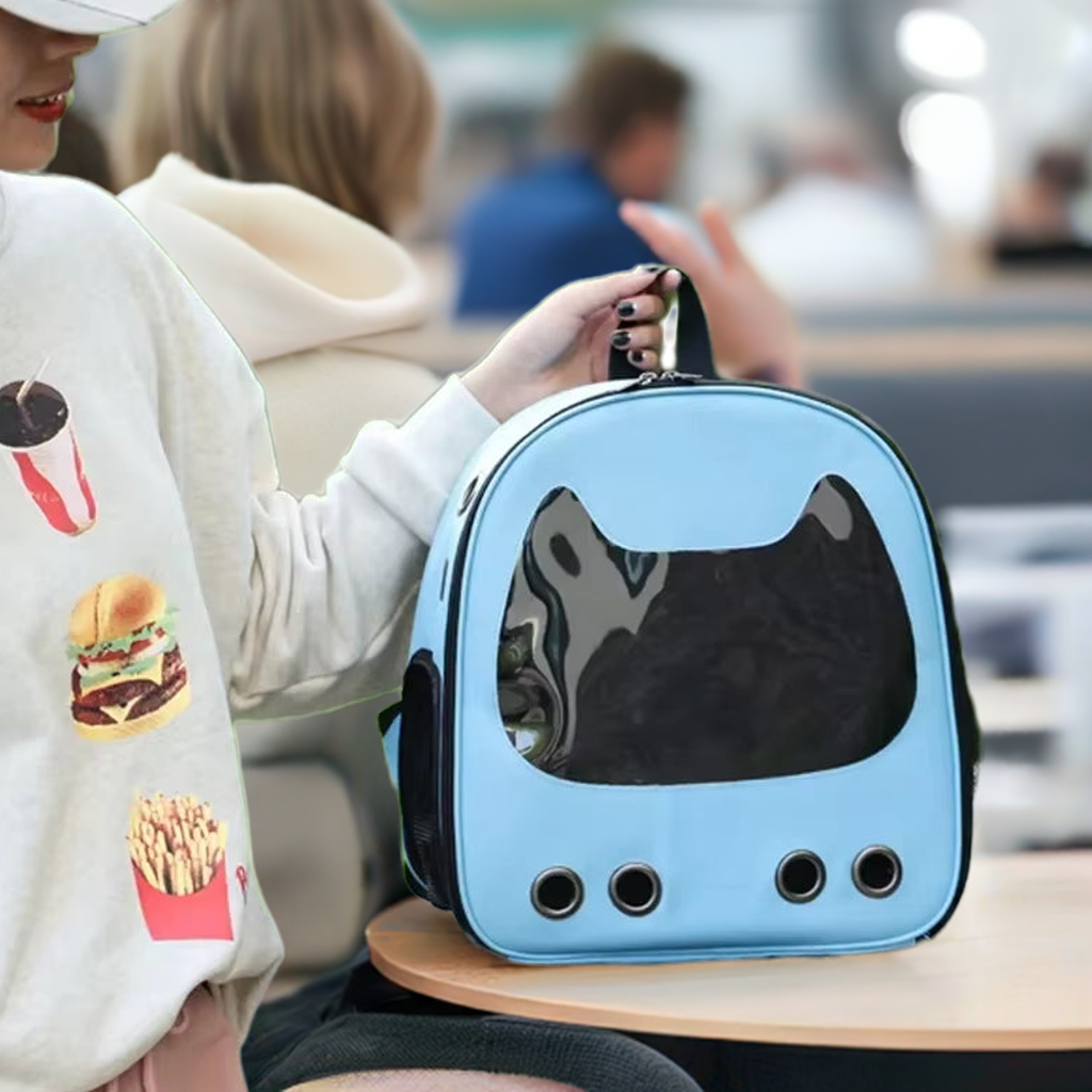 Mochila portabebés con diseño de gato (4 colores)