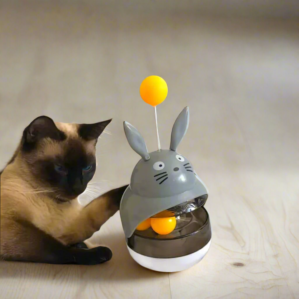 Juguete para gatos que dispensa golosinas