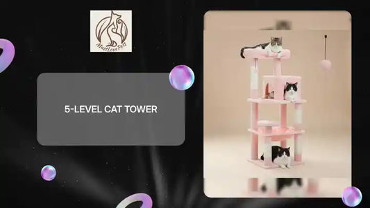 5-Level Cat Tower by@Outfy