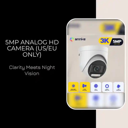 5MP Analog HD Camera (US/EU Only) by@Outfy
