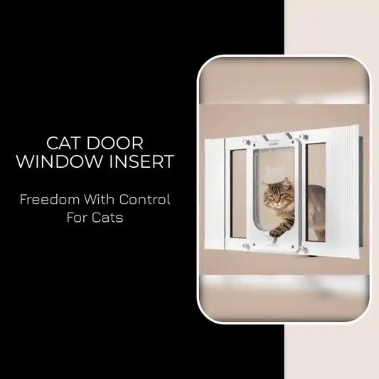 Cat Door Window Insert by@Outfy