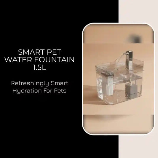 Smart Pet Water Fountain 1.5L by@Outfy