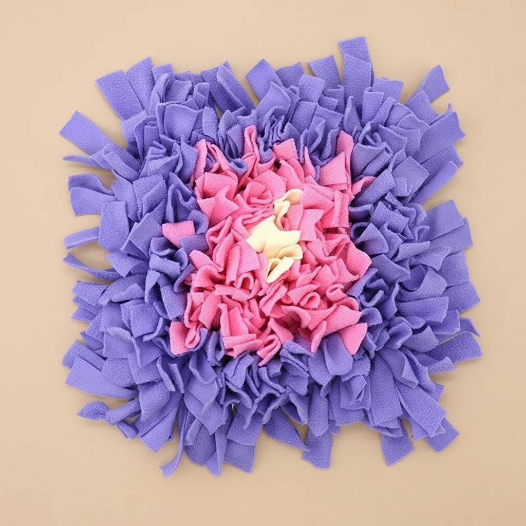 Washable Snuffle Smelling Mats for Pet Dogs Anti-Slip Nose Training Blanket Sniffing Pads Dog Puzzle Toys