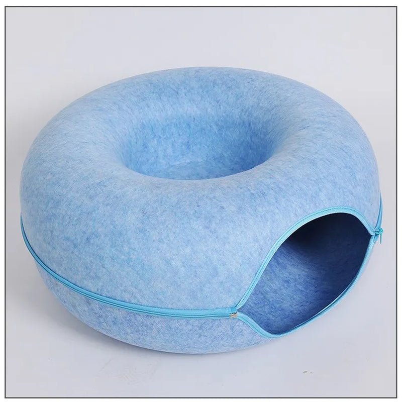 Felt Tunnel Cat Beds