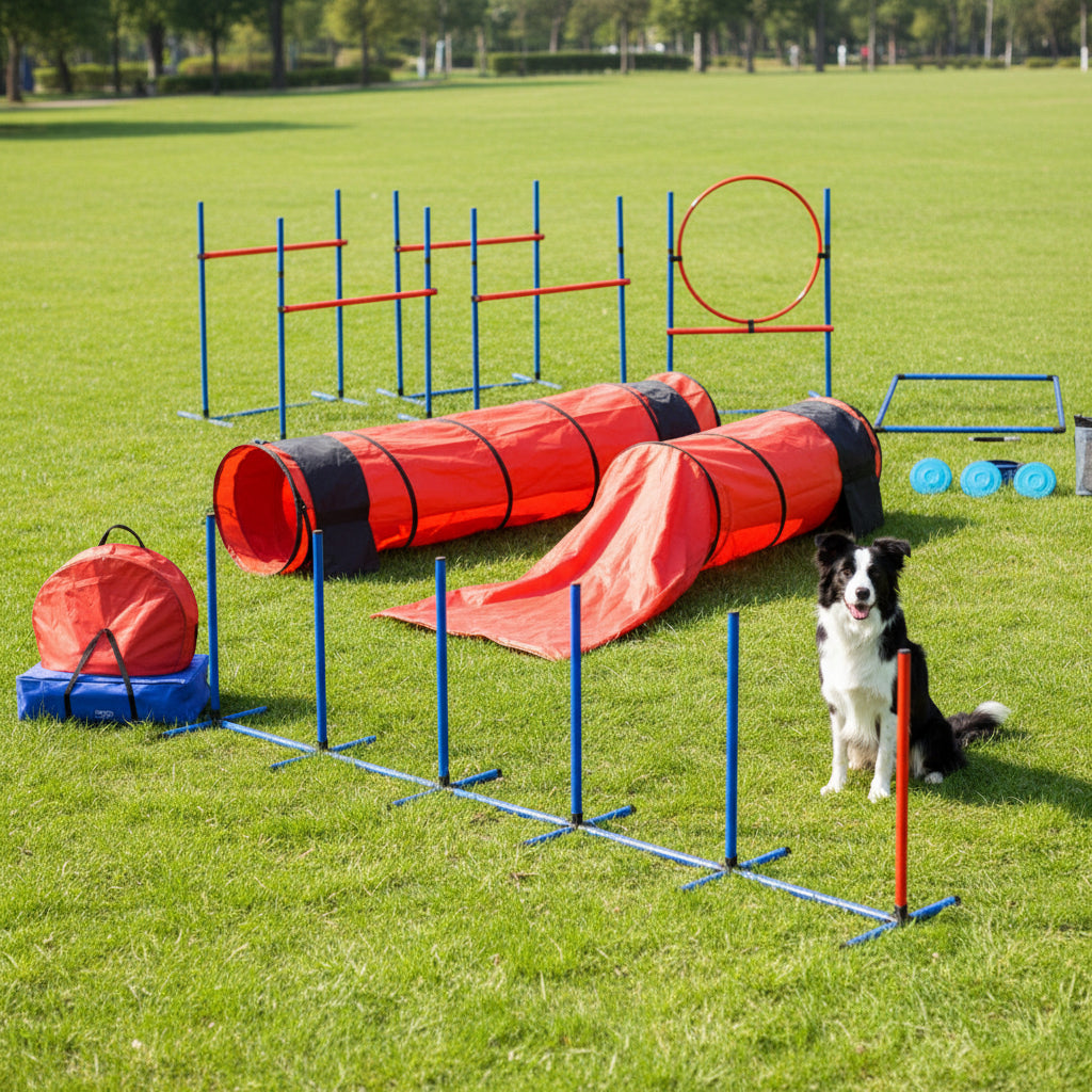 Dog Agility Training Equipment Set  MustLovePets