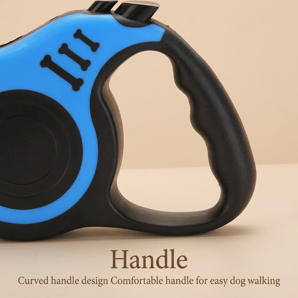 16.5FT Automatic Retractable Dog Leash Pet Collar Automatic Walking Lead Free US