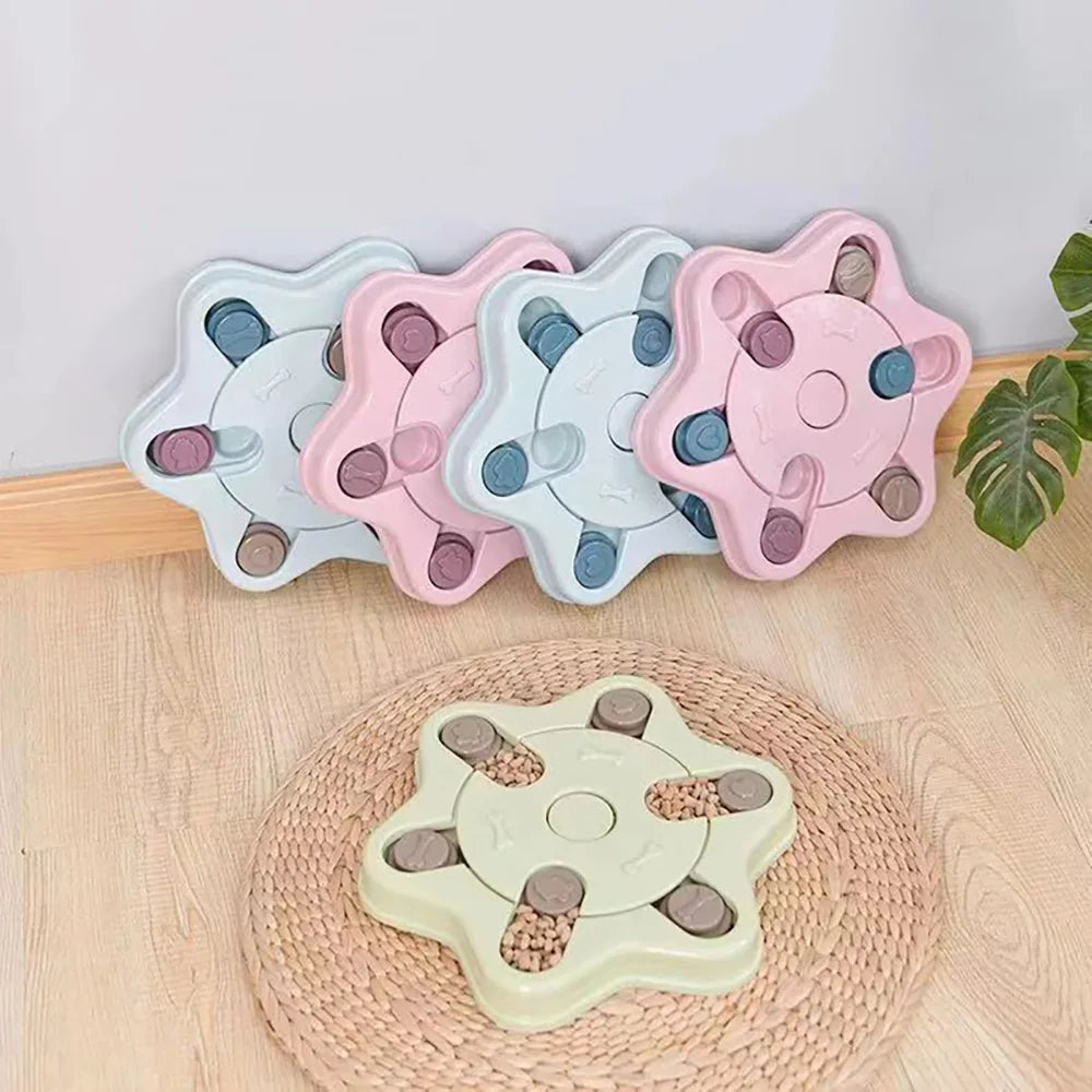 Dog Toys Puzzle Slow Feeder Interactive Increase Puppy IQ Food Dispenser Slowly Eating Nonslip Bowl Pet Cat Dogs Training Game
