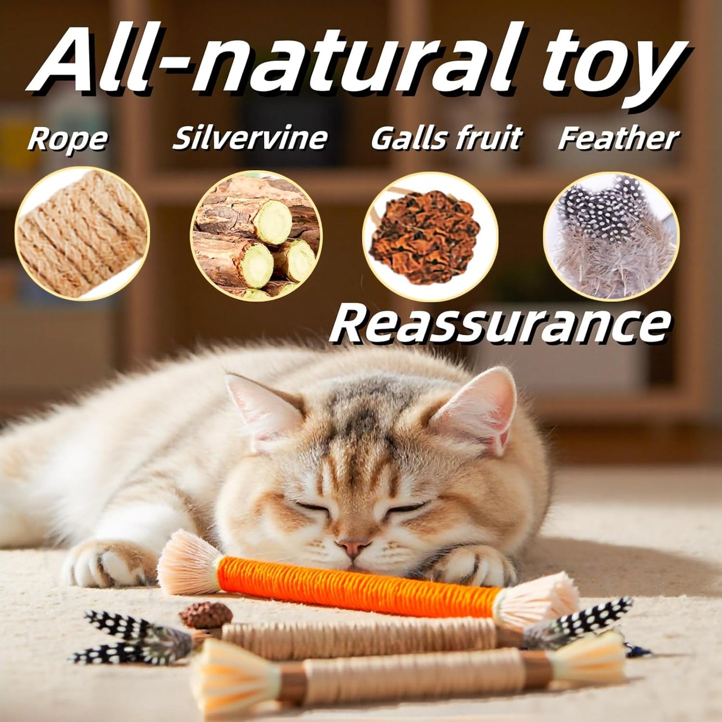 Cat Toys 12Pack Silvervine Chew Stick 12Pack Kitten Treat Catnip Toy Kitty Natural Stuff Catnip for Cleaning Teeth Indoor Dental Snack Interactive