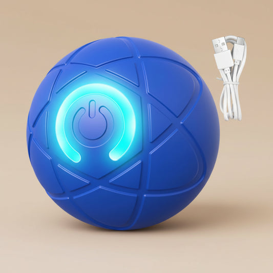 Active Rolling Ball for Dogs Vibrating Rolling Ball Automatic Rolling Ball Toys for Puppy USB Rechargeable Interactive Dog