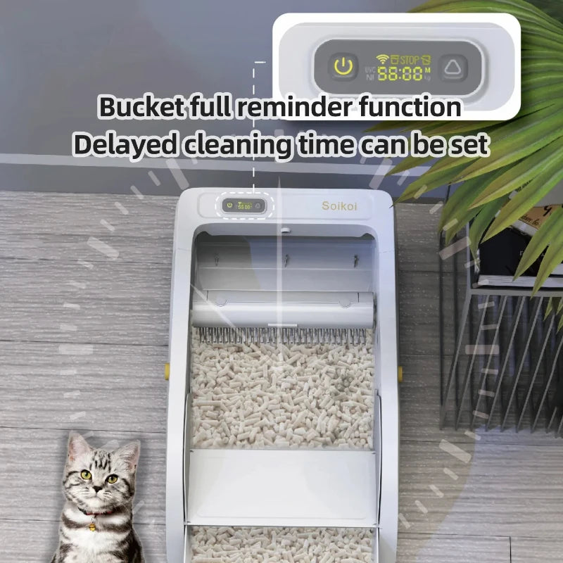 Self-Cleaning Cat Litter Box
