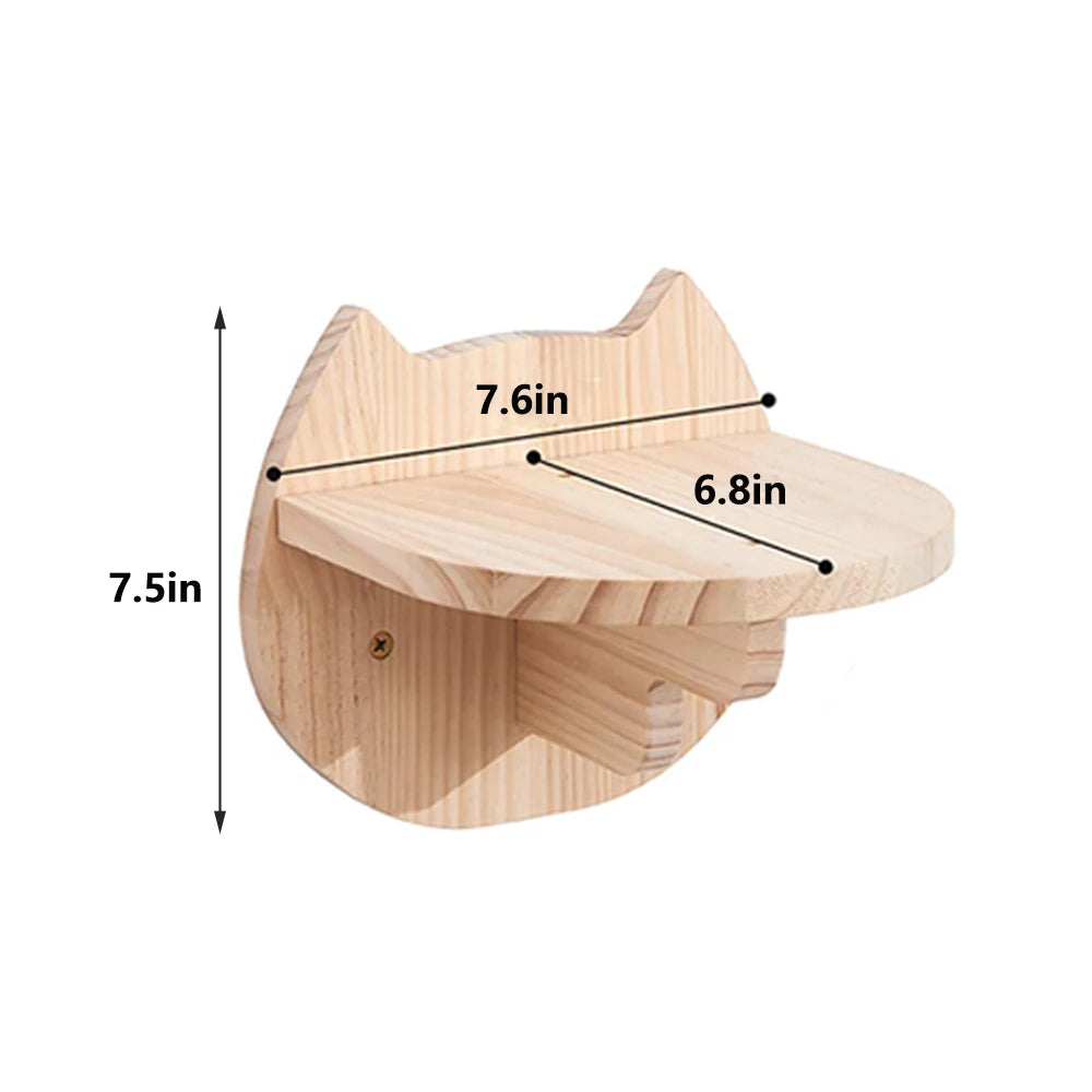 DIY Wall Mounted Cat Tree Pieces 