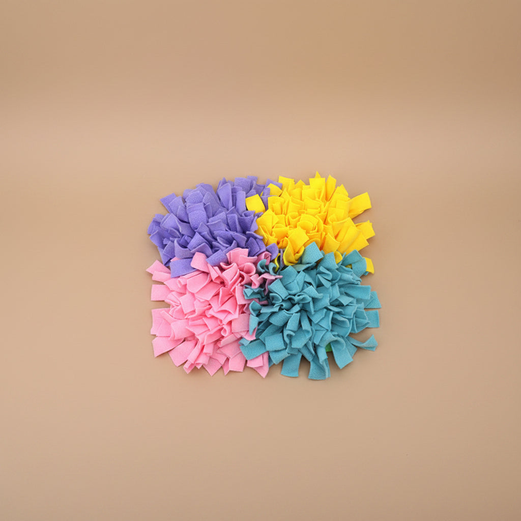 Washable Snuffle Mats for Pet Dogs Anti-Slip Nose Training Blanket Sniffing Pads Dog Puzzle Toys